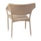 Flash Furniture Natural PE Rattan Wicker Patio Dining Chair TT-TT002-NAT-GG - alternate 10